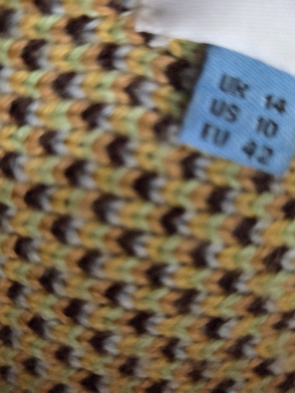 House of Sunny Daybreak Cardigan Sweater Retro Boho Size 10 US Sunrise Colorful - Picture 8 of 9